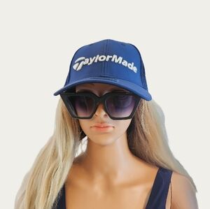 GOLF Sporty TaylorMade Navy BLUE Cap, NWT L/XL